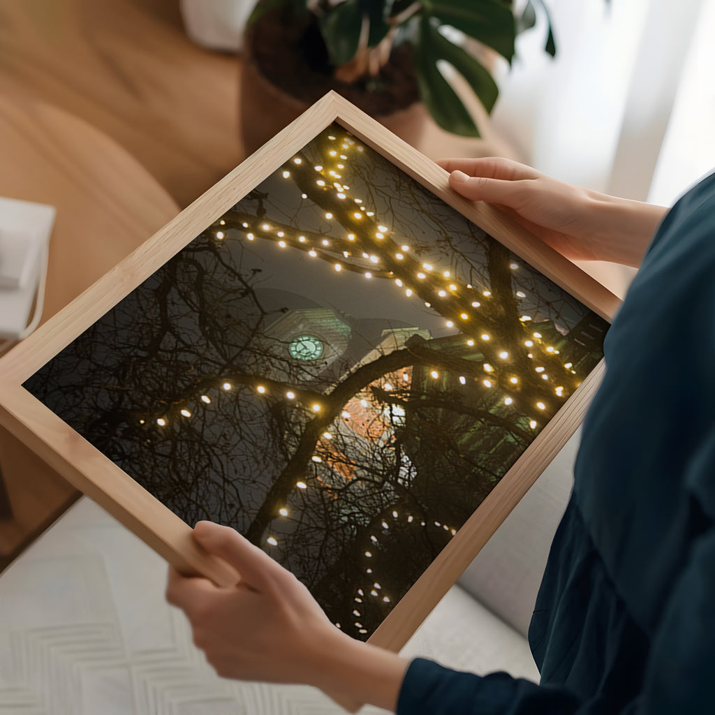 Denton in Twilight Fine Art Print