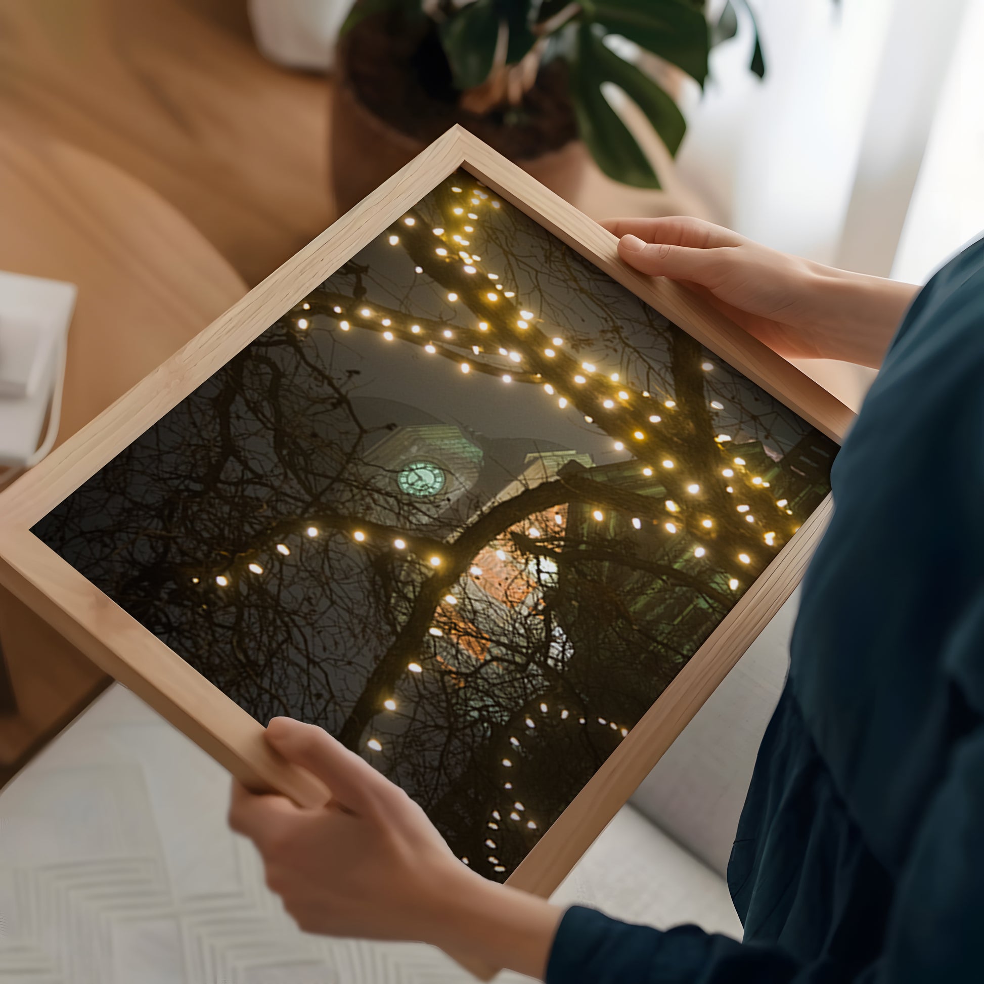 Denton in Twilight Fine Art Print