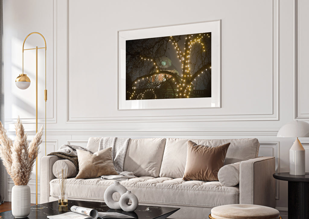 Denton in Twilight Fine Art Print