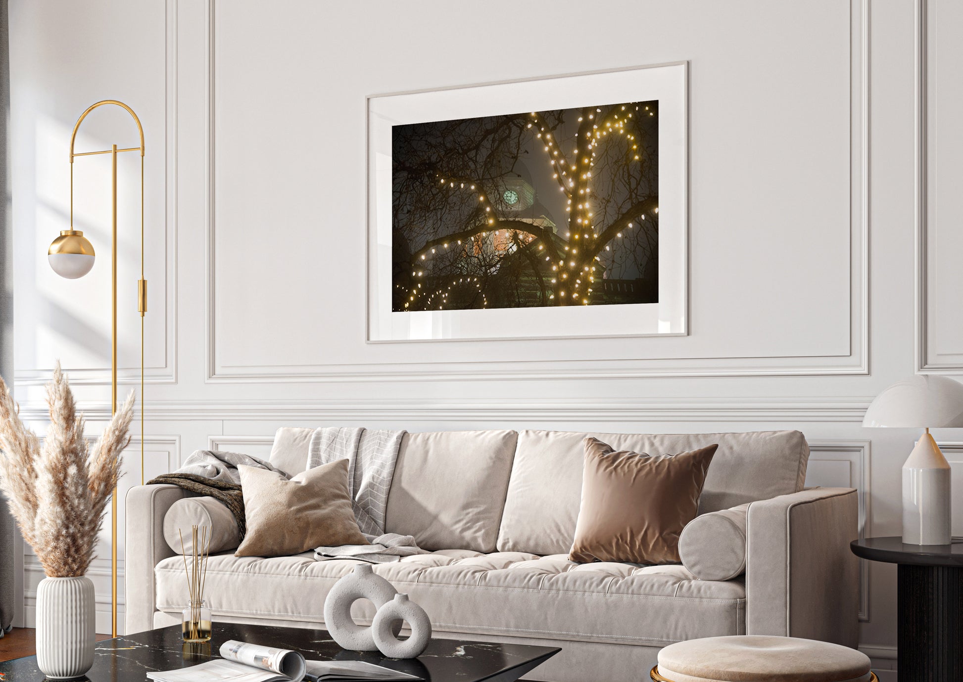 Denton in Twilight Fine Art Print