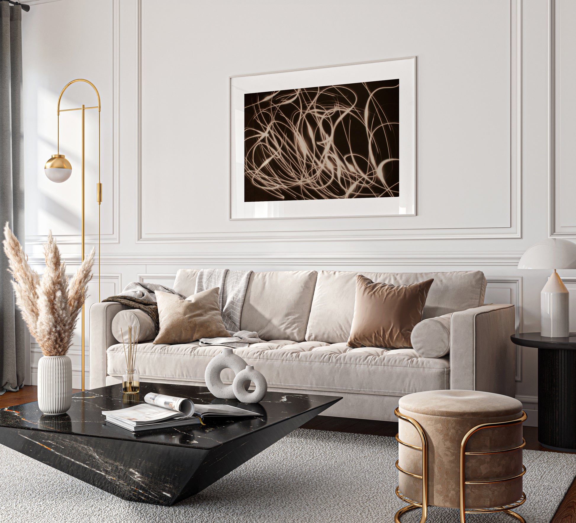 Ember Trace Fine Art Print