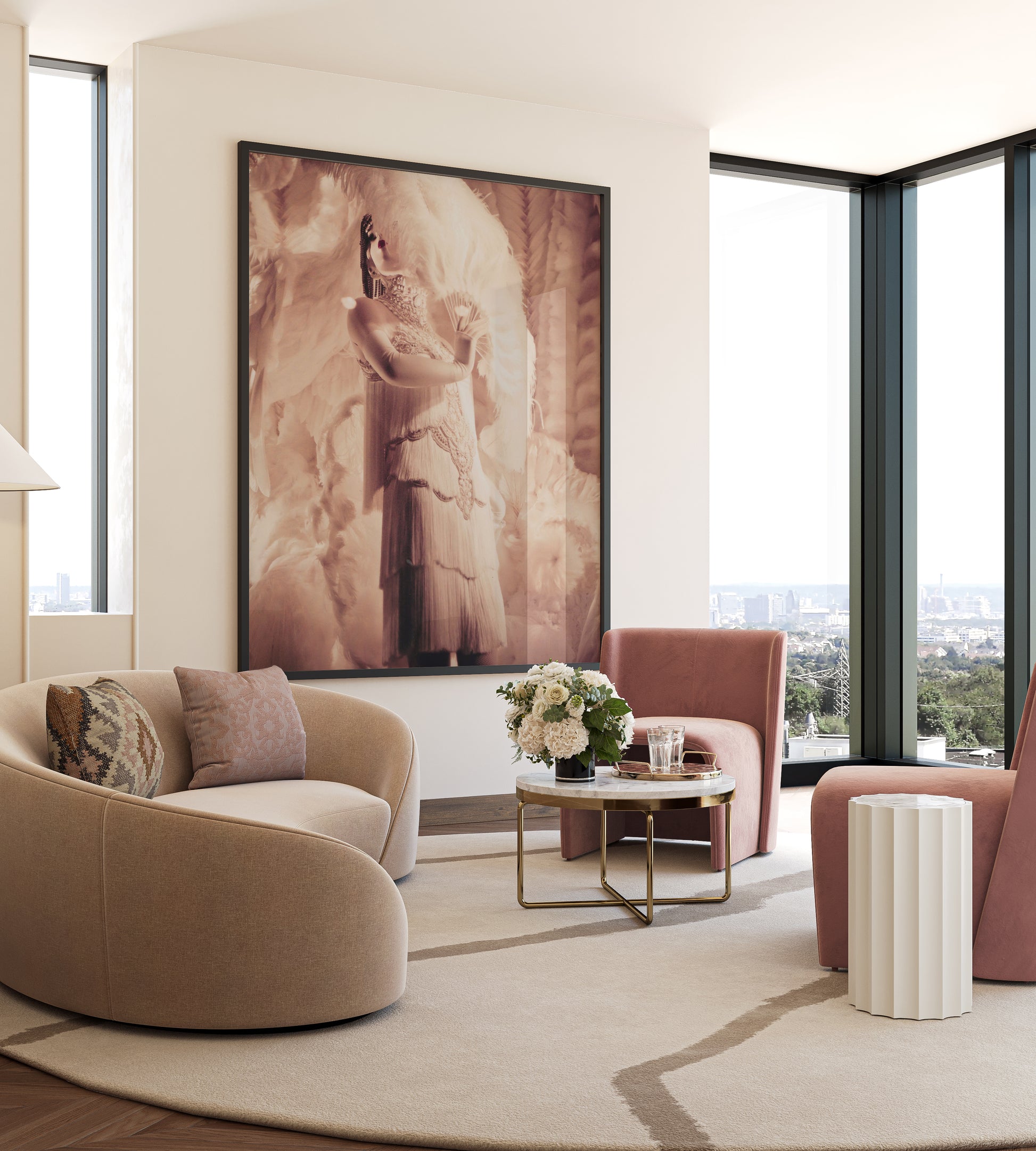 Woman in the Window Fine Art Print