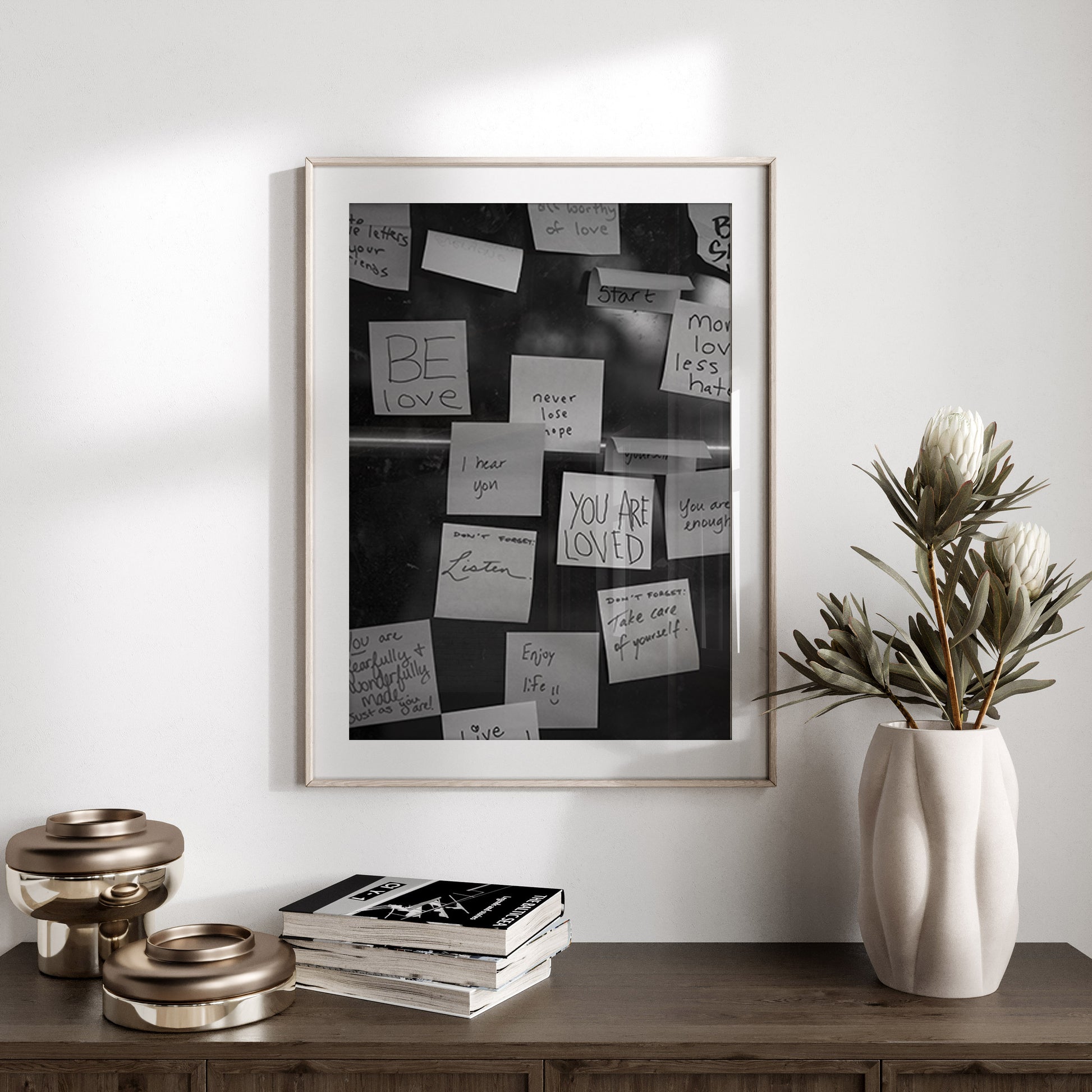 You Are Loved Post It Note Fine Art Print